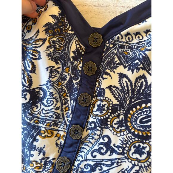 Anne Cole Collection Paisley Swimsuit One Piece Medium - Picture 6 of 6